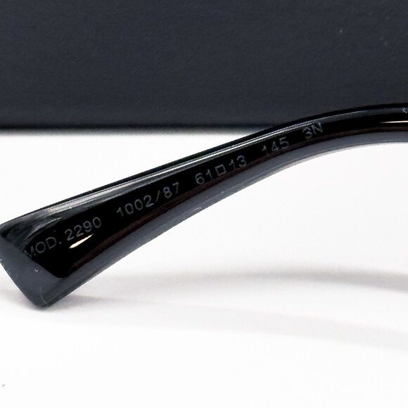 NEW VERSACE VE2290 100287 SUNGLASSES BLACK GOLD WOMEN EYEWEAR VERSACE VE2290 100 main image 8